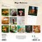 Magic Mushrooms | 2026 12 x 24 Inch (Hanging) Monthly Square Wall Calendar | Plastic-Free